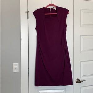 Coldwater Creek women’s sleeveless dress in plum color. Great Fall Color!